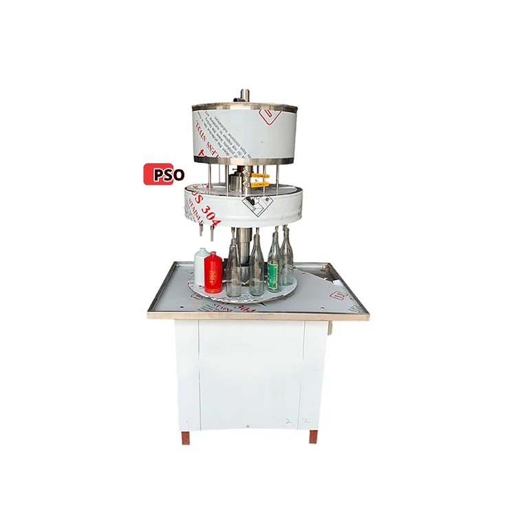 Semi Automatic 12 Heads Soda Sparkling Water CO2 Carbonated Drink Beverage Bottle Liquid Filling Machine