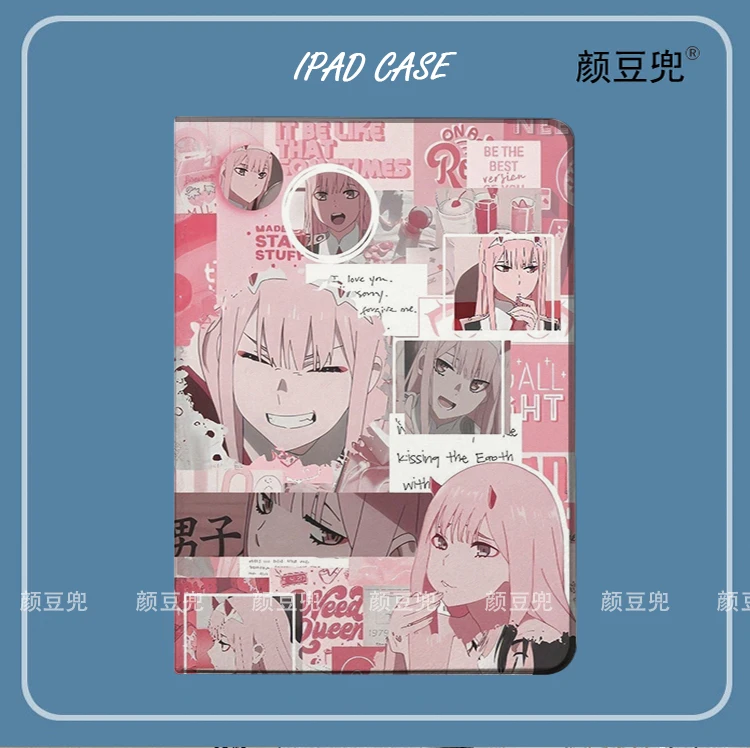 

DARLING in the FRANXX Anime Case For iPad 10.2 7th 8th Air 4 5 Mini 5 6 Case Luxury Silicone For iPad Air 4 iPad Pro11 Case 12.9