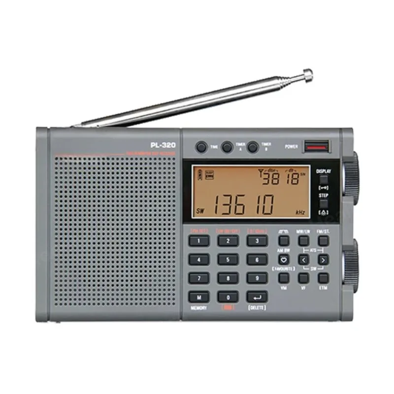 PL-330 FM/MW/SW/LW SSB DSP Radio banda completa Receptores Radio portátiles multifuncionales Radio alta sensibilidad PL330