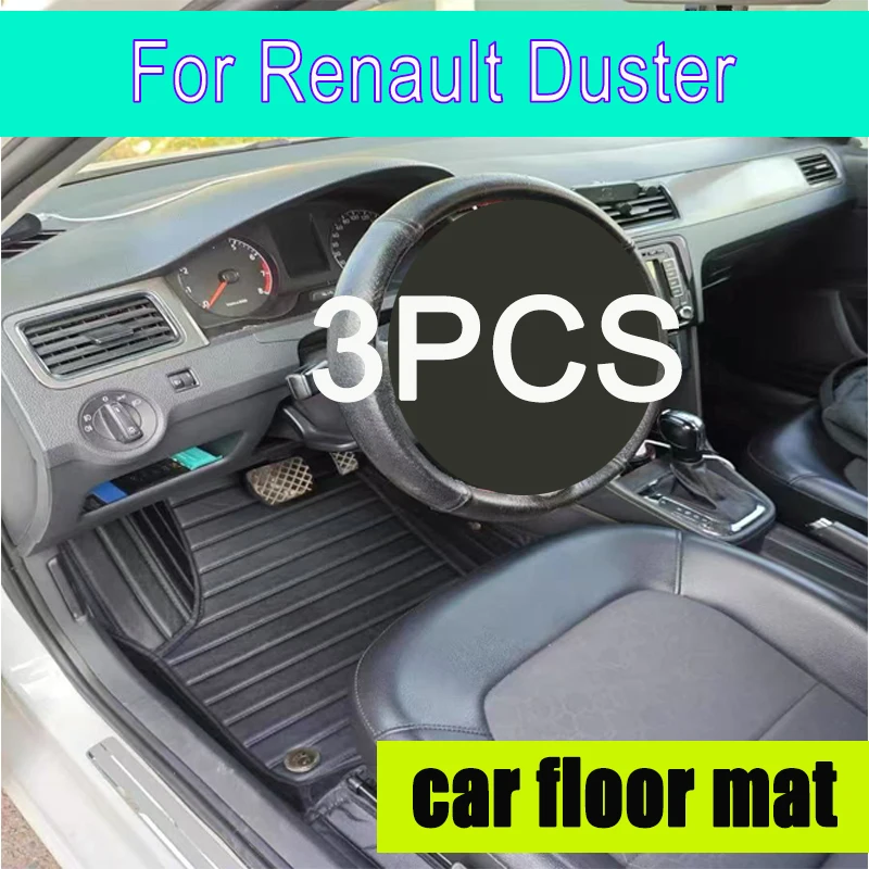 Alfombrillas de coche rusas para Dacia Duster Renault Duster HM 2021 ~ 2022, almohadillas protectoras impermeables, alfombrillas de coche, juego completo de accesorios para coche