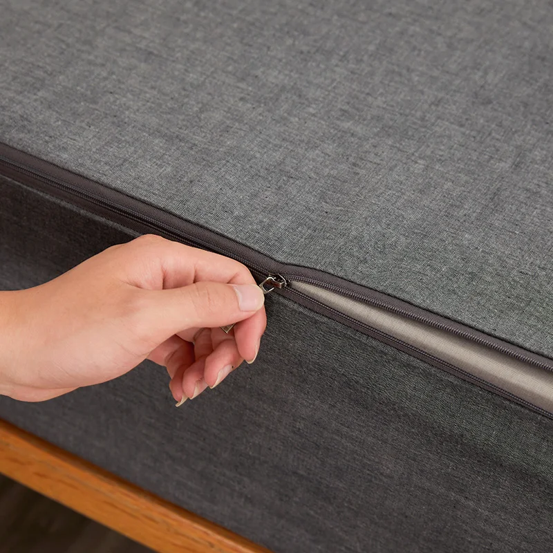 100% Cotton Zippered Mattress Protector Breathable Mattress Cover & Mattress Encasement, 6-Sides Fully Enclosed Fitted Sheet