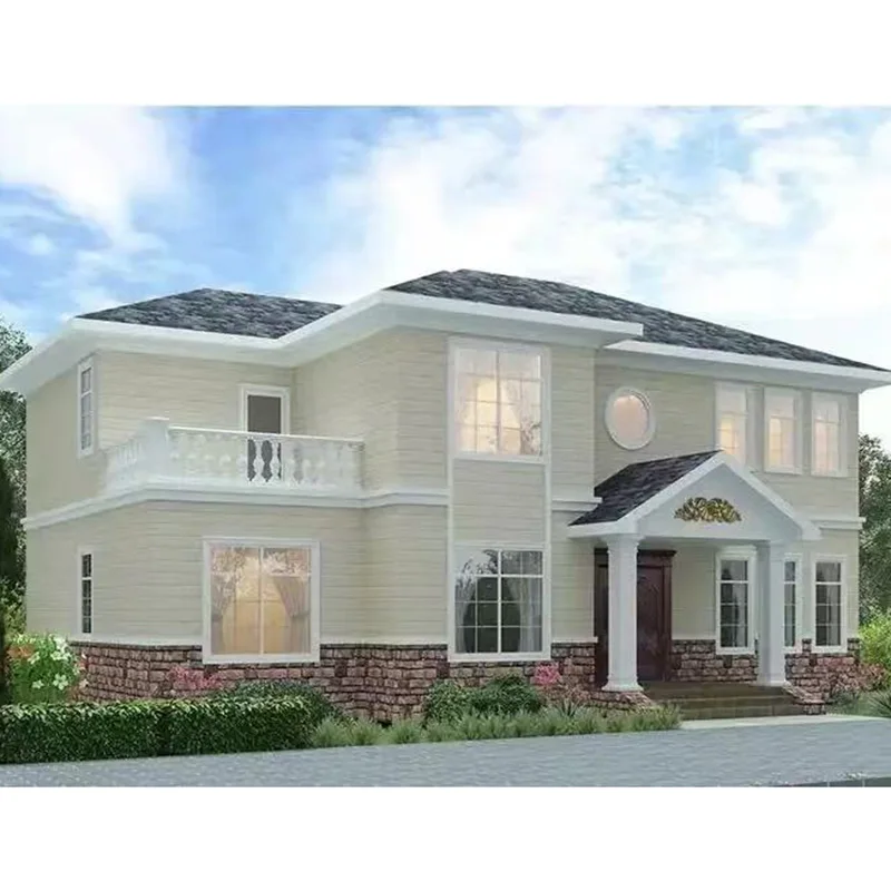 Modern Light Steel Frame Modular Prefabricated Luxury Residential Steel Villa