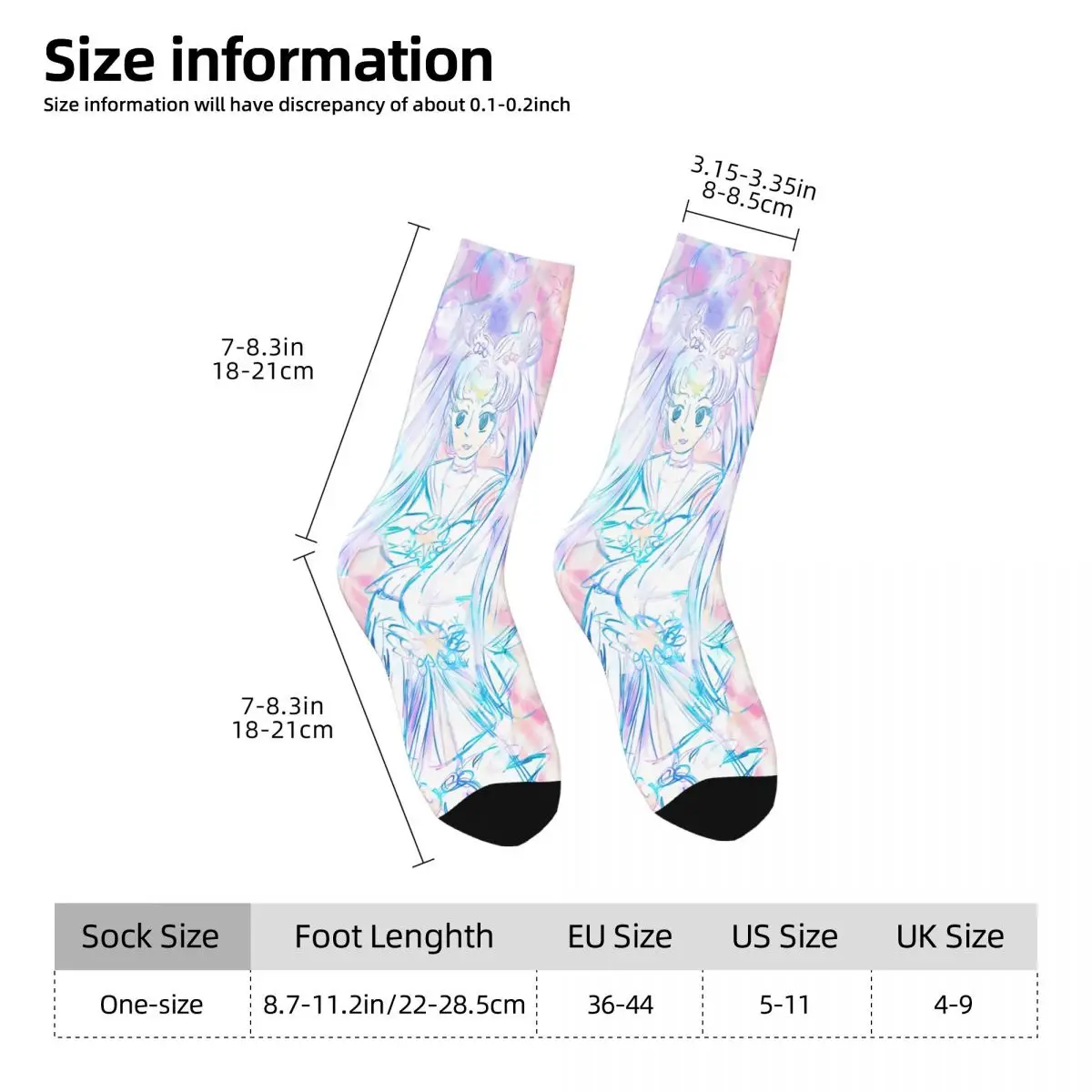 Sailor Cosmos Socks Printed Men's Stockings Polyester