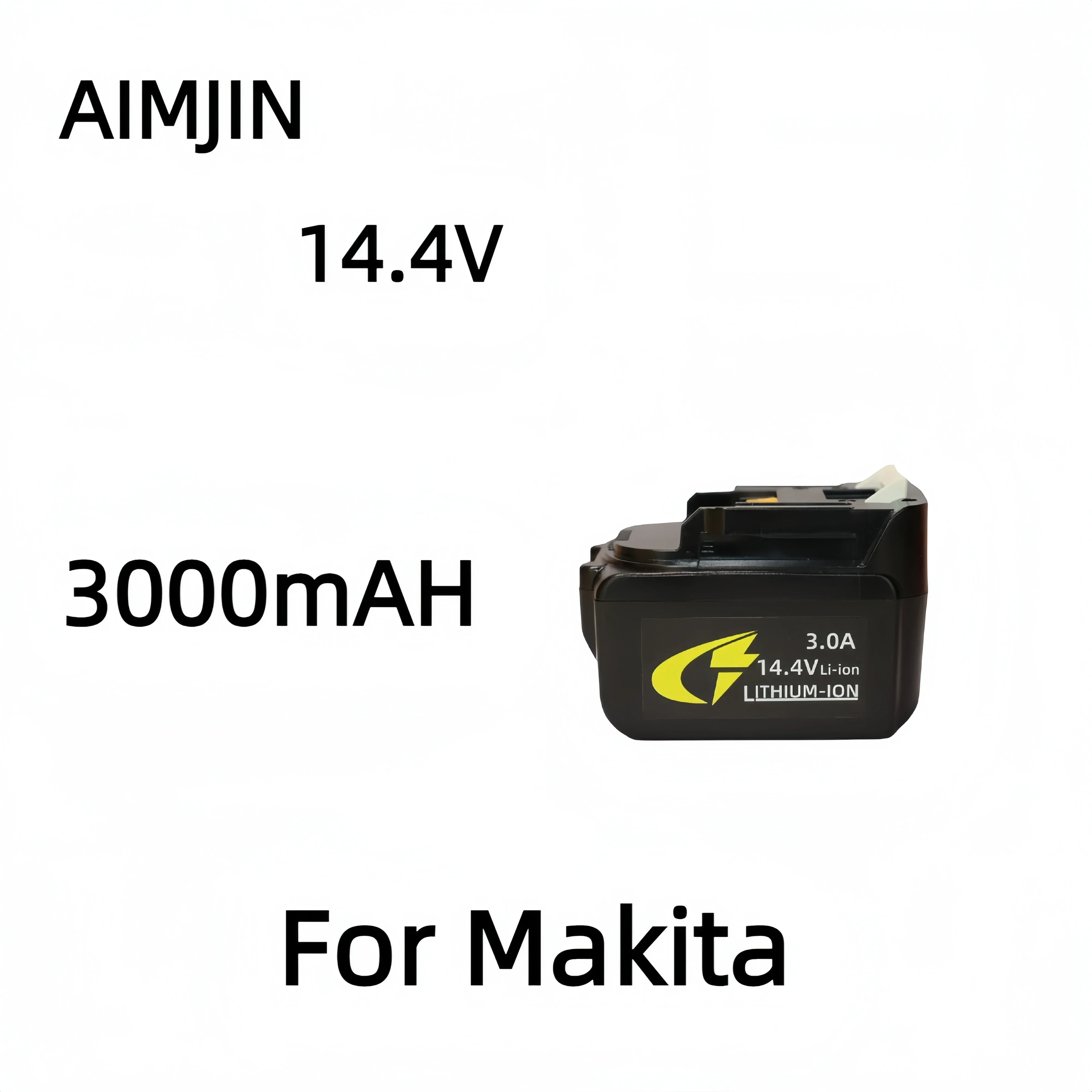 

14.4V 3000mAH Li-Ion Rechargeable Tools Battery for MAKITA 1822 192826-5 192827-3 PA18，BL1460，BL1430，1415，194066-1