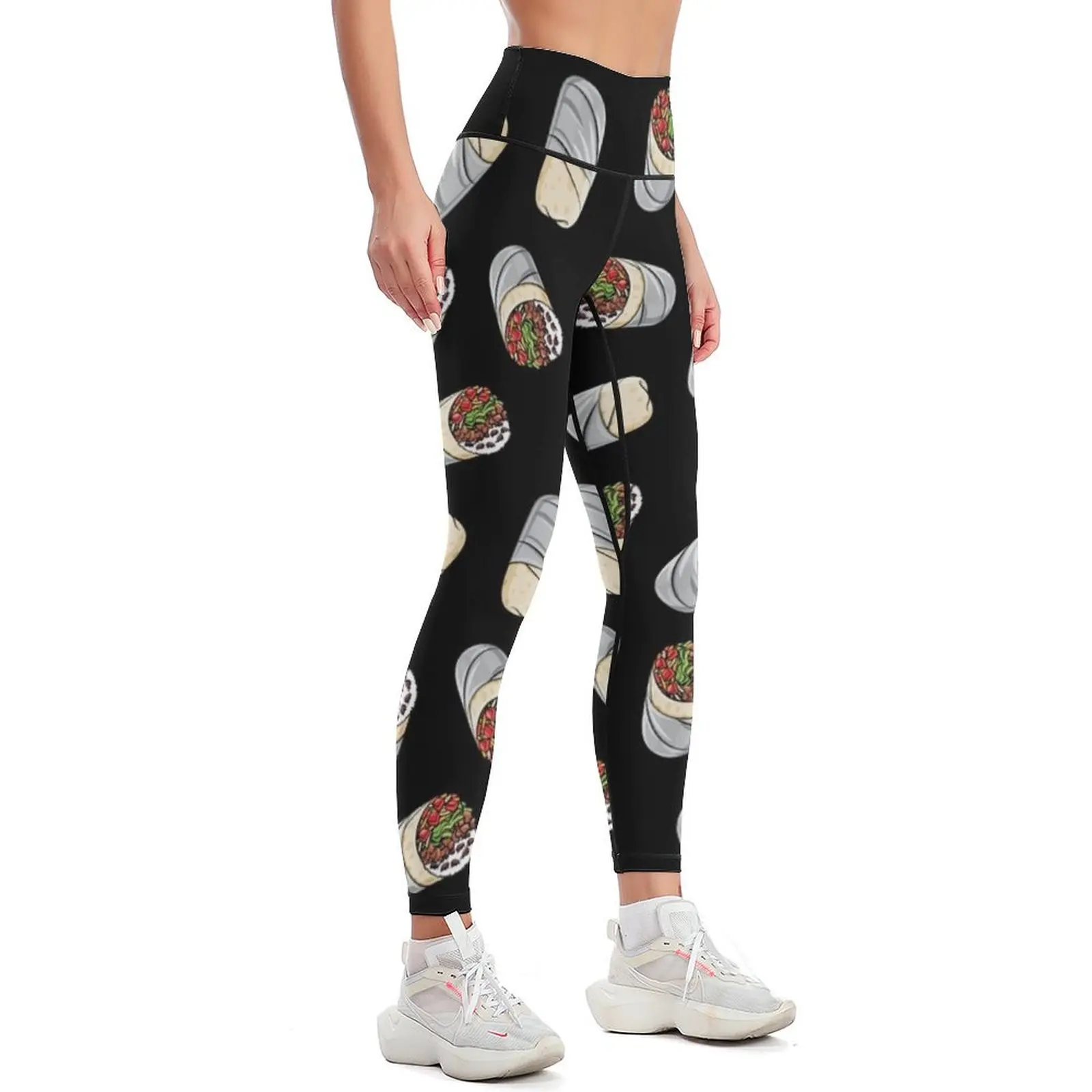 Burritos tex-mex - foodie gear Leggings Women's gym gym womans workout clothes for for physical Womens Leggings