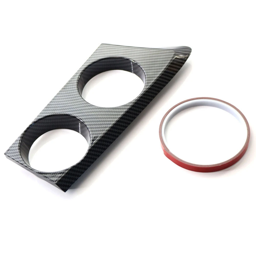Carbon Fiber Look High Quality Front Center Console Drinks Water Cup Holder Bracket for-BMW 1 Series E81 E82 E87 E88 RHD