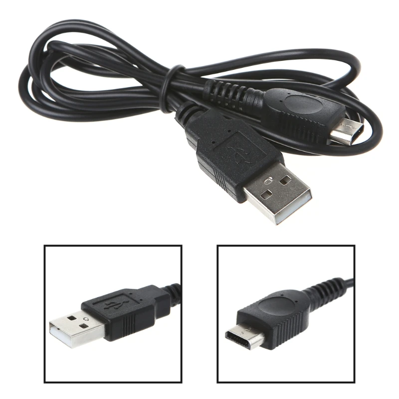 Y1UB 1.2m USB Power Supply Charging Cable Wire for Gameboy Micro for GBM Console