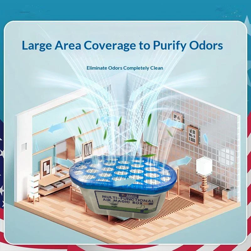 Moisture-absorbing Dust-removing Odor-decomposing Air Moisture-absorbing Dust Box Activated Carbon Decomposes Odors Circulating