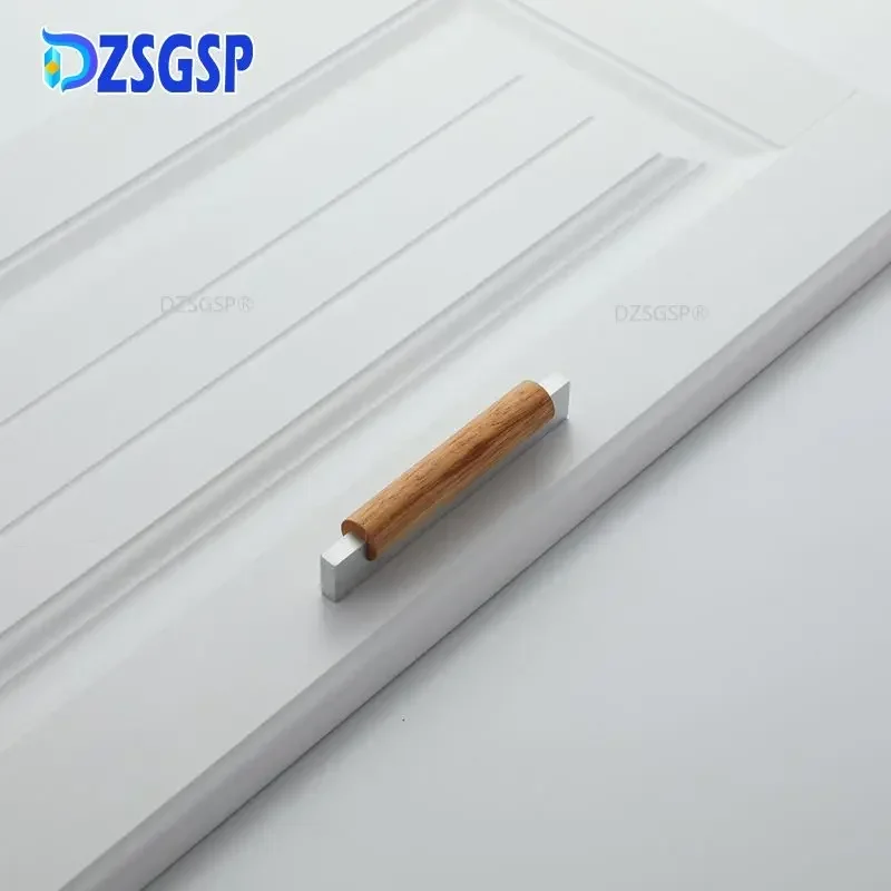 Dzsgsp  European Simple Cabinet Wardrobe Door Drawer Black Beech Door Handle Nordic Modern Solid Wood Handle Hardware