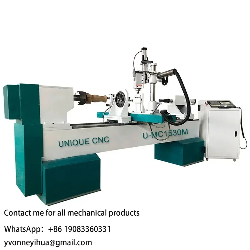 Lathe Wood Machine Automatic Cnc Wood Turning Lathe for Furniture Legs Baseball Bat Wood Craft