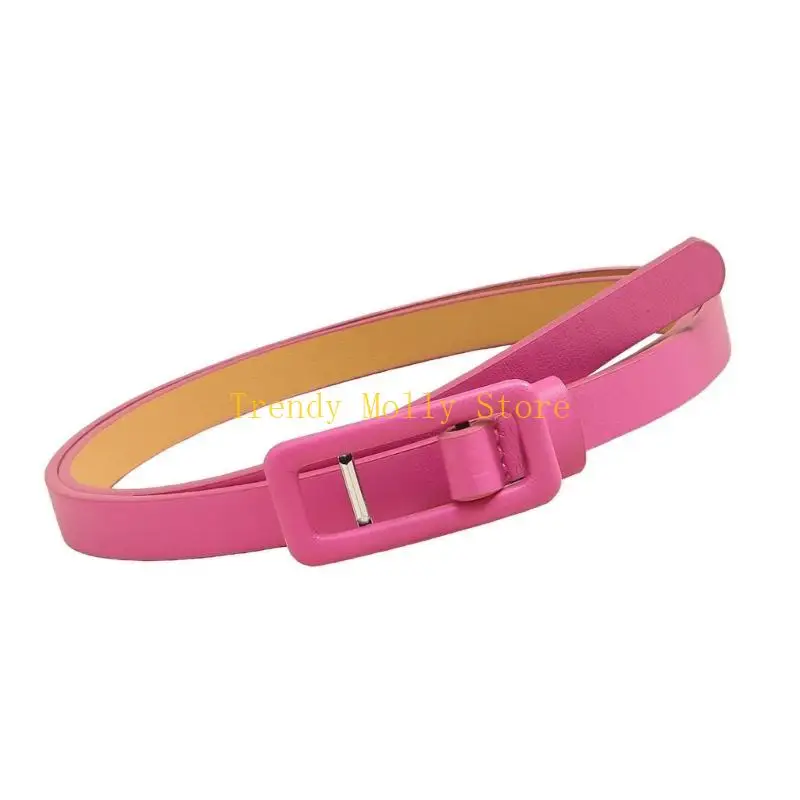

N5KB Стильный регулируемый пояс из искусственной кожи для женщин, легкий тонкий дизайн пояса для повседневного офисного наряда