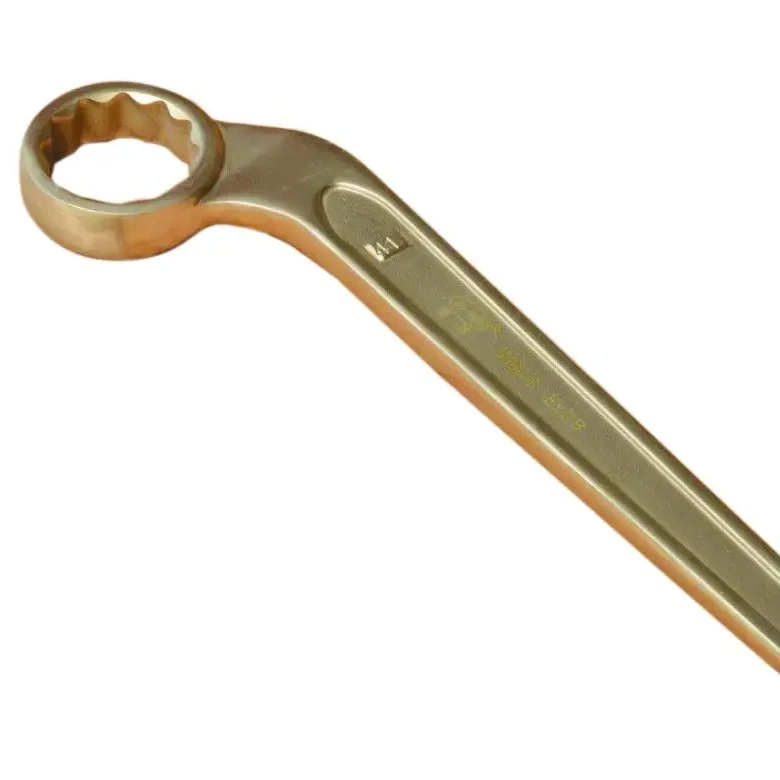 Cheap goods from china color nature non sparking single bent box wrench al-cu material for oil and gas