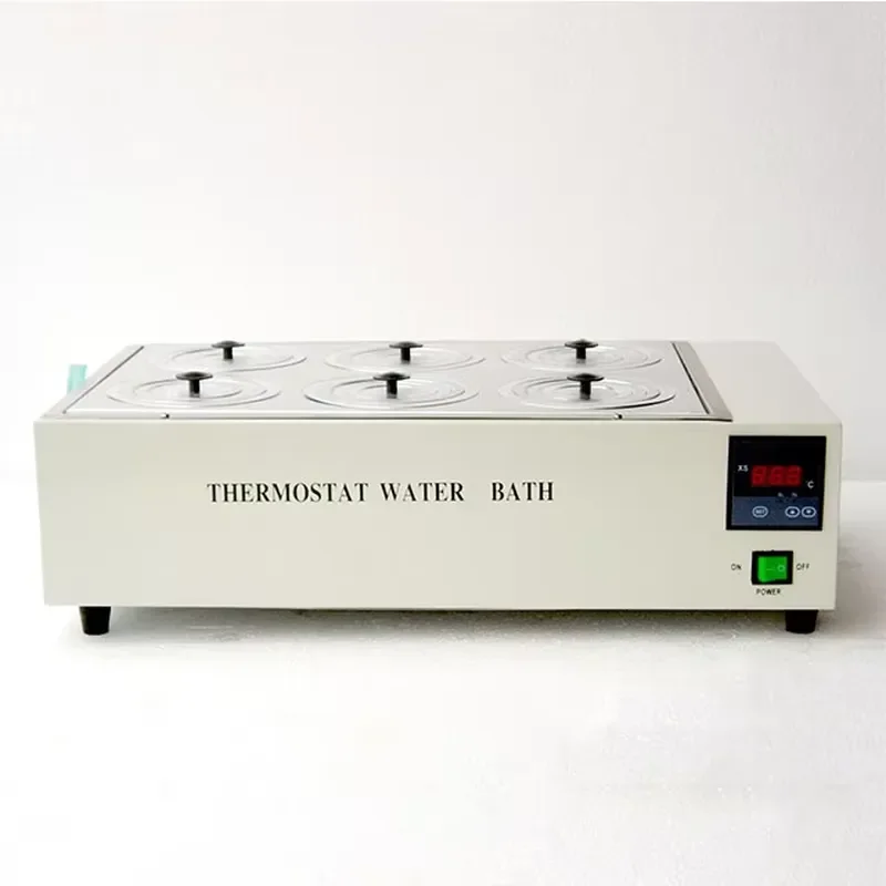 Digital 4 Hole Laboratory Water Bath Constant Temperature Heating Device for Science Research Equipment Multi Purpose