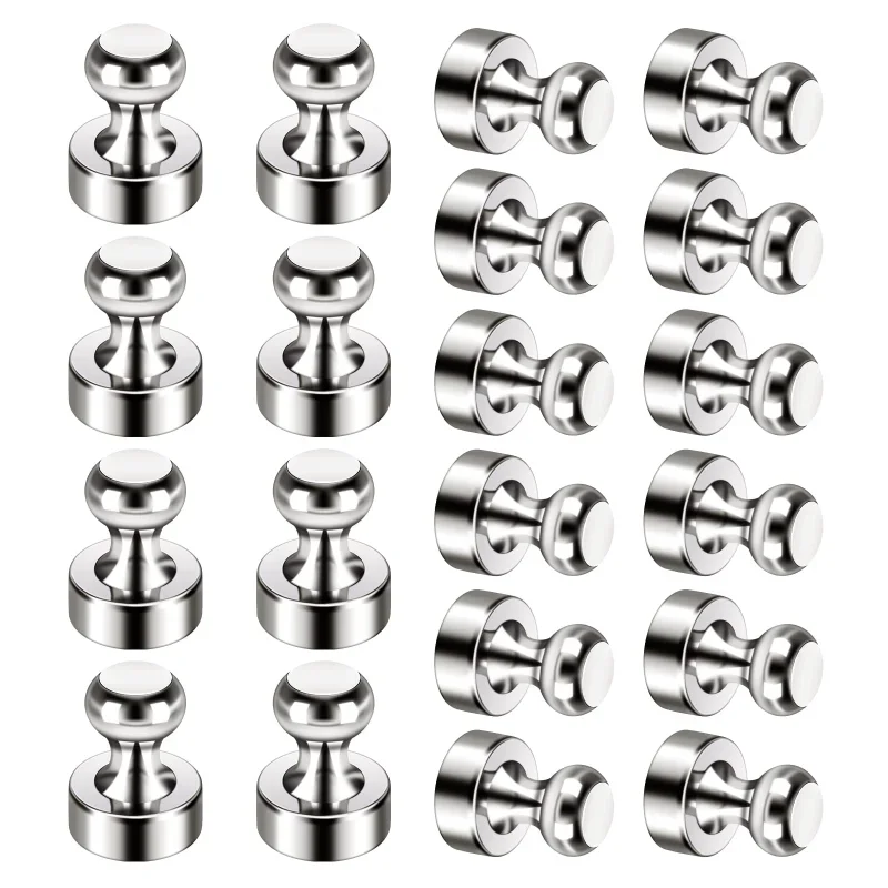 Super Strong Magnetic Pushpins for Refrigerator Whiteboard Neodymium Thumbtack Durable Steel Magnet Pin Sucker Magnetic Material