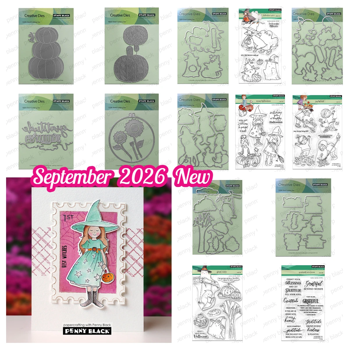 Tap Die Set - September 2026 New Penny Black Halloween