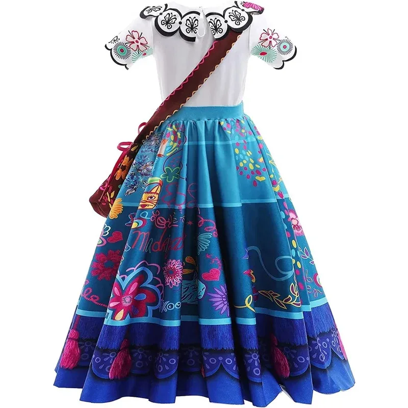 

Cosplay Anime Encanto Mirabel Dress Up bambini halloween Costume Cosplay 2-12Y Cartoon Fancy Carnival Birthday Party Costum 72th