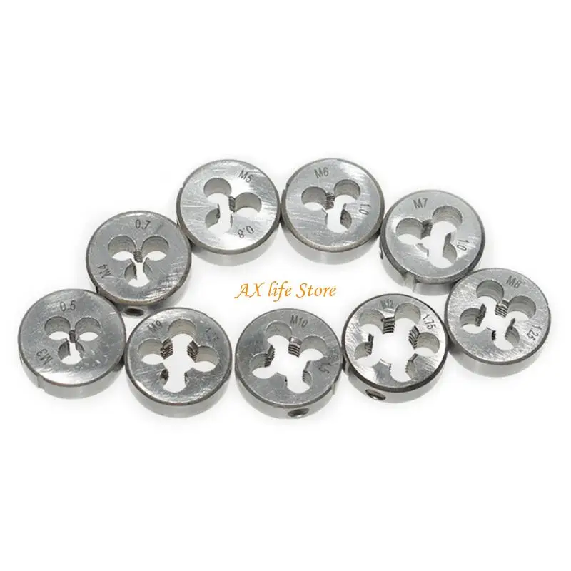

J2HA High Hardness Alloy Steel Metric Hand Thread Die Set for Precise Metalwork