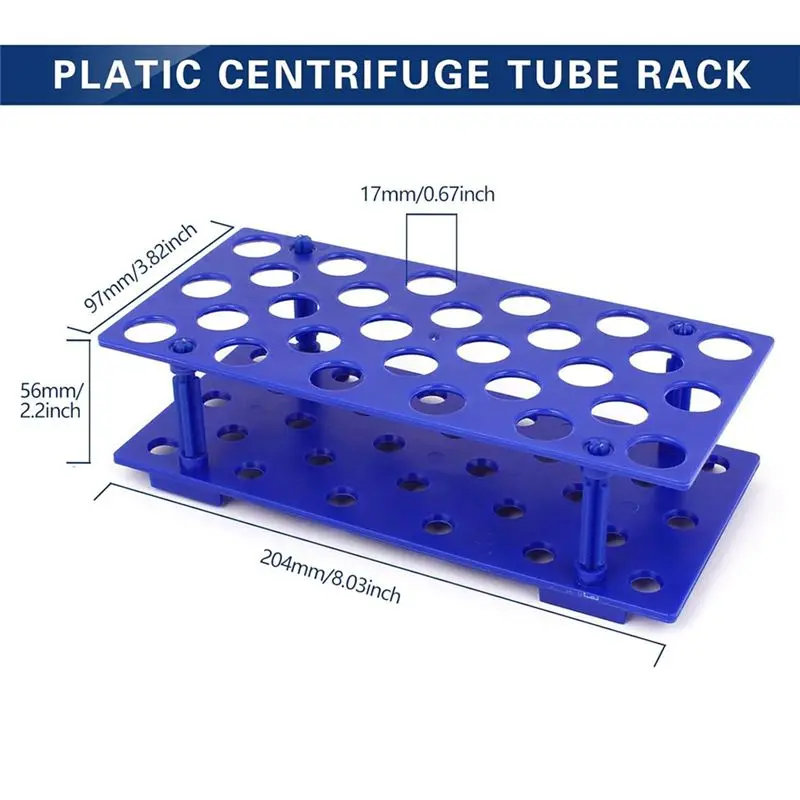 A29F-15Ml Plastic Centrifuge Tubes With Screw Cap, 100 PCS 15Ml Conical Tube Teat Tubes With 1PCS Centrifuge Tube Rack