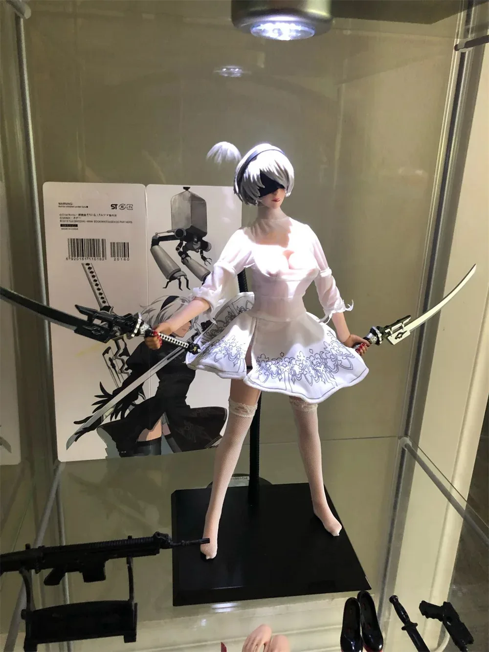 1/6 SUPER DUCK SET026 ความงามหญิง 2B หัวประติมากรรมแกะสลักรุ่น Fit 12 "TBL PH Action Figure Collectable