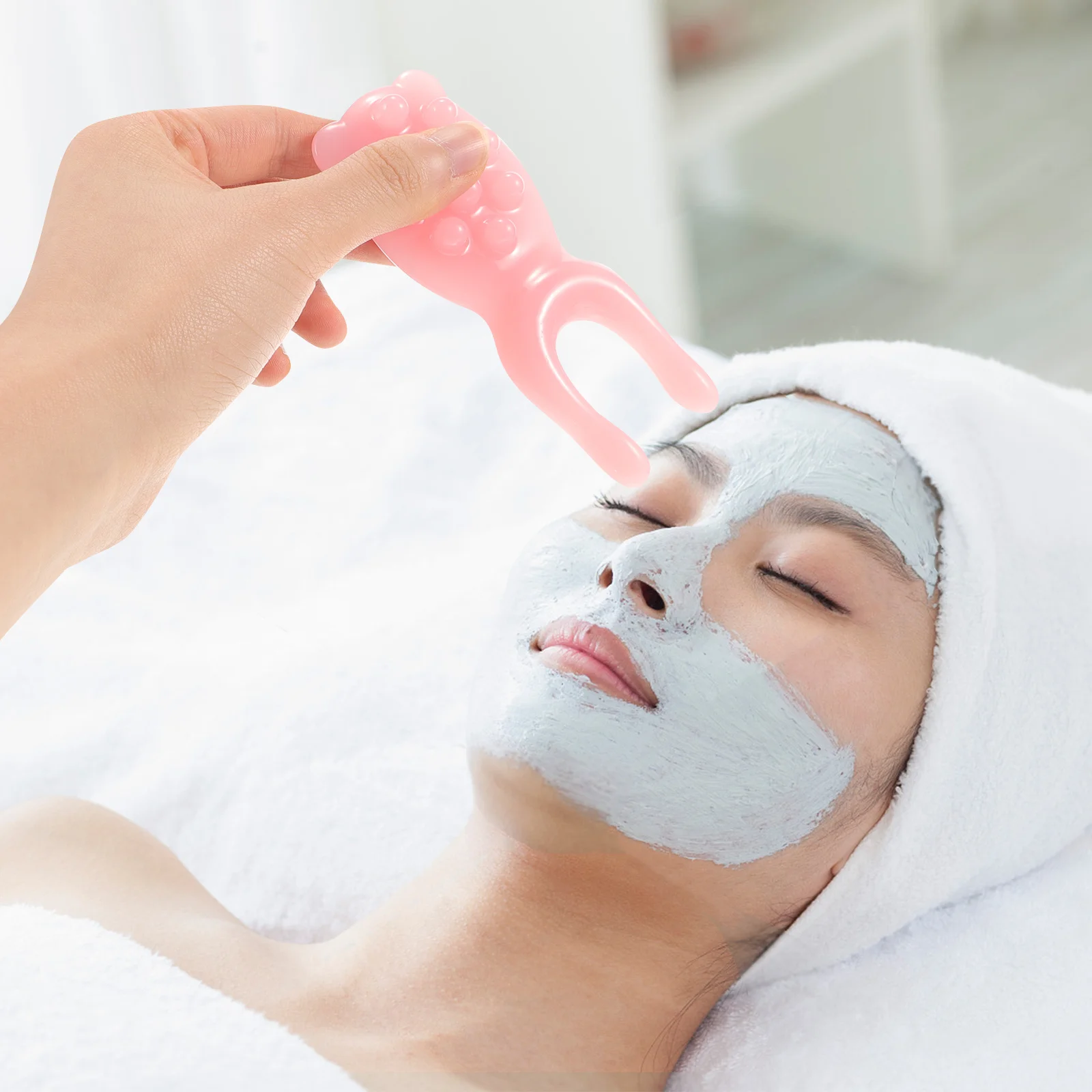 

Resin Nose Massager Tool Portable Acupoint Massage Stick Facial Gua Sha Body Acupressure Device Home Travel Use