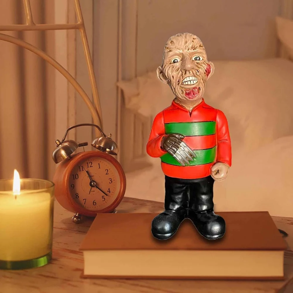 ホラー映画ガーデンノーム、屋内ガーデンノームガーデンスタチュー家の装飾、屋外ハロウィーン庭の芝生装飾A