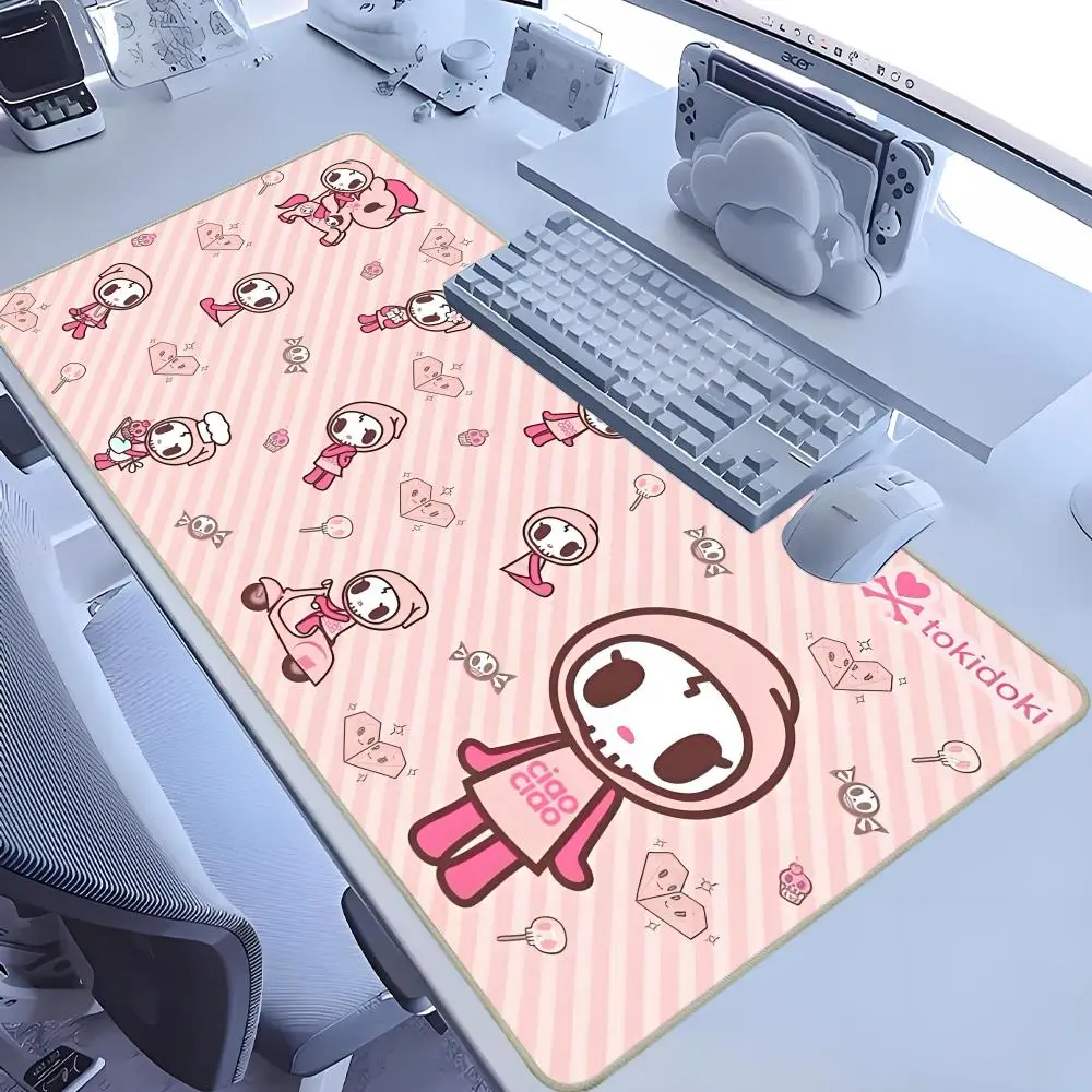 Japan Cute Tokidoki Mousepad Boy Pad Natural Rubber Gaming mousepad Desk Mat Size for Gameing World of tanks CS GO Zelda