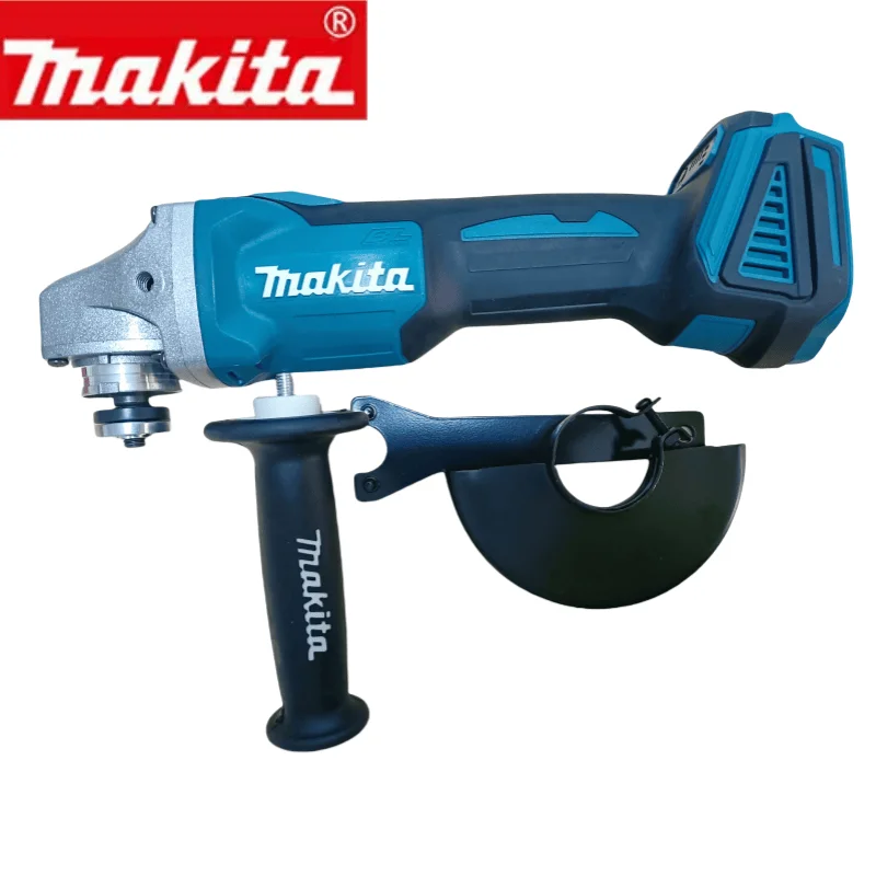 Imagem -03 - Makita Recarregável Ângulo Moedor Multi-função Máquina de Polimento de Ângulo Dga404 100 125 mm