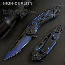 High Hardness Pocket EDC Portable Folding Knife Multifunctional Outdoor Tactical Camping Survival Knife Hunting Tool Knife