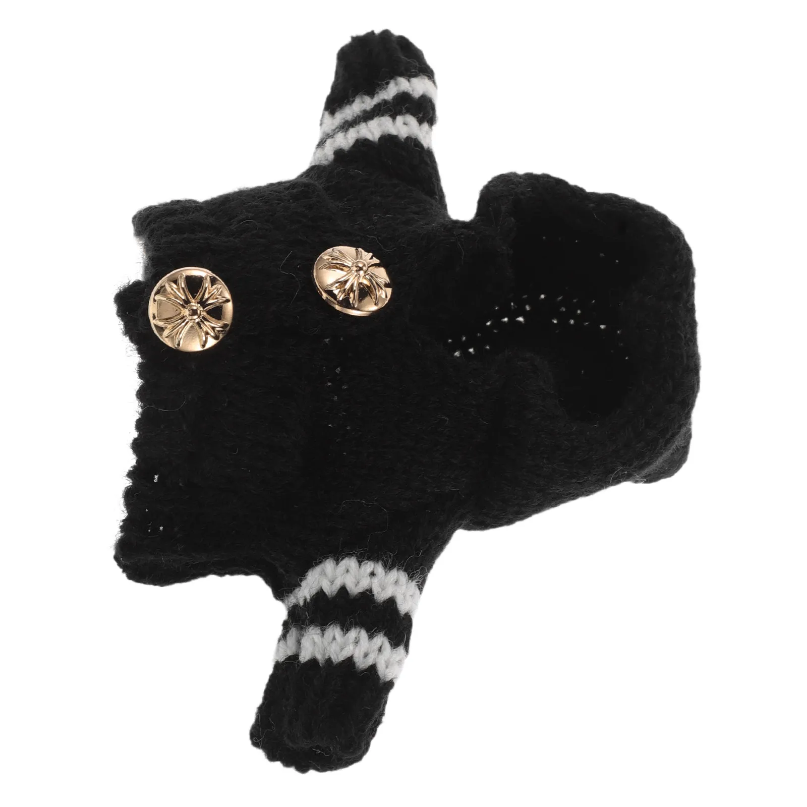 

Cute Knitted Hoodie Sweater Replaceable Stuffed Animal Clothing Accessory Soft Warm Bear Clothes for Dress Up Decorative Stuffed