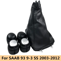 For SAAB 93 9-3 SS 2003 2004 2005 2006 2007 2008 2009 2010 2011 2012 Gear Shift Knob Gaiter Boot Cover Case Lever Shifter