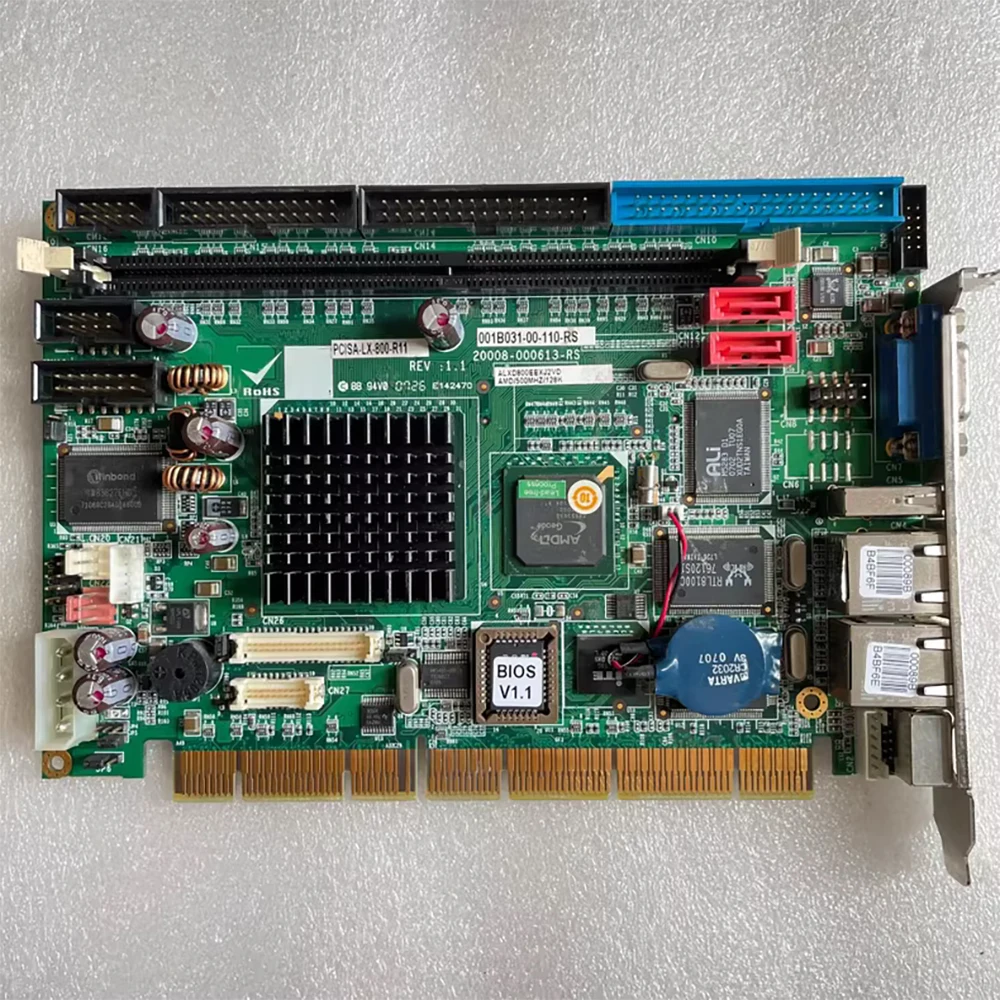 

Плата промышленного управления PCISA-LX-800-R11 REV:1.1, полудлинная
