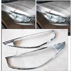 2009-2012 for Hyundai  IX35 ix35 Chrome Front Headlight Cover Trims 2PCS