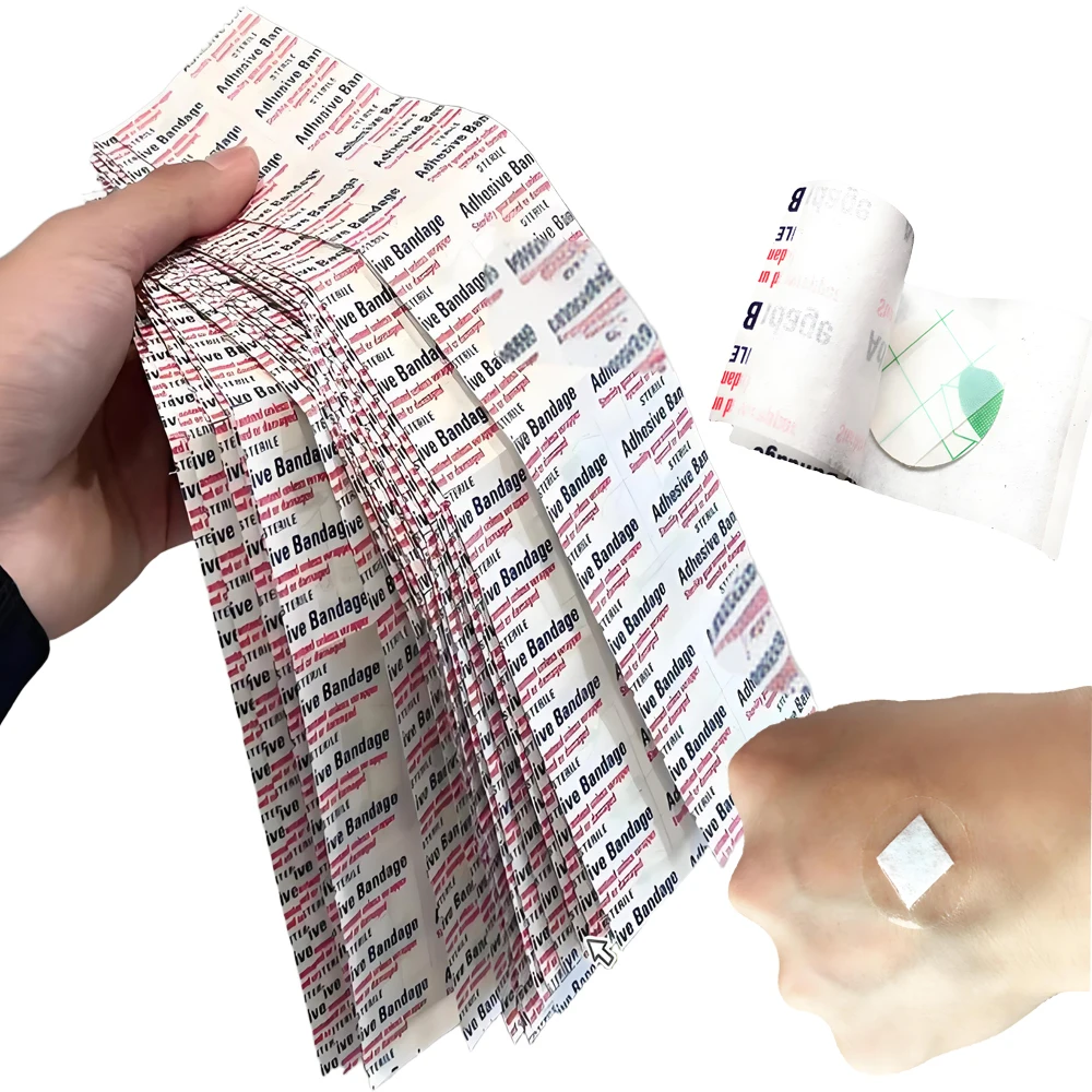 100-1000Pcs Waterproof Bandage Wound Dressing Transparent Sterile Tape Adhesive Bandage Wound First Fixation Tape