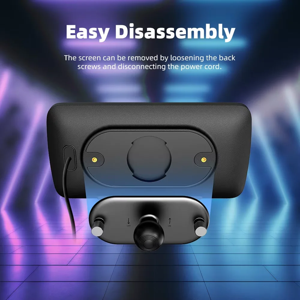Quick Release 6.25" Motorcycle Navigator Touch Screen Carplay Android Auto Dual Lens Dashcam Dvr Waterproof Tpms Anti-thief view 6