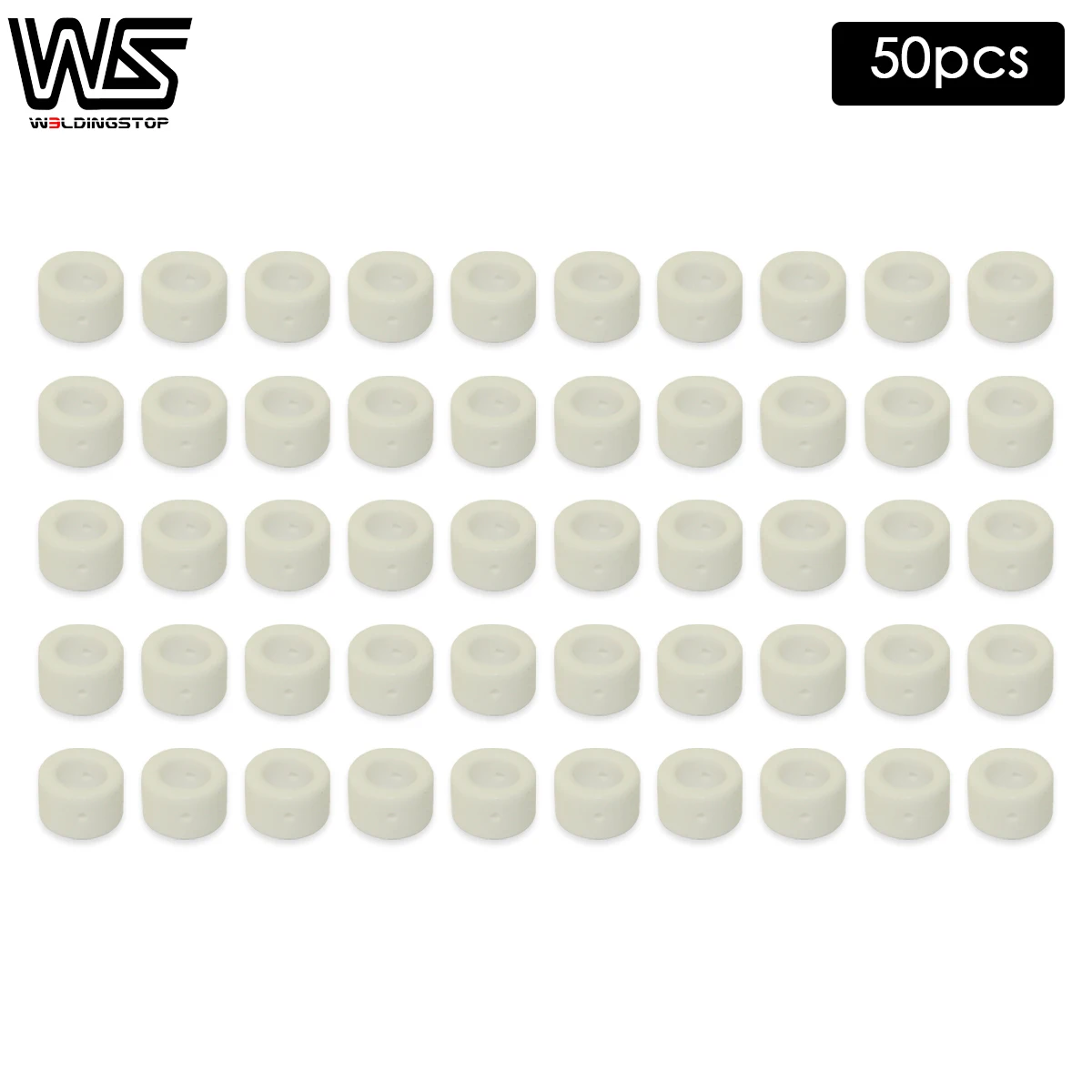 

50pcs Plasma Cutter Torch Swirl Ring Kit CUT-40 LGK-40 PT-31 Consumables Welding Accessory Set