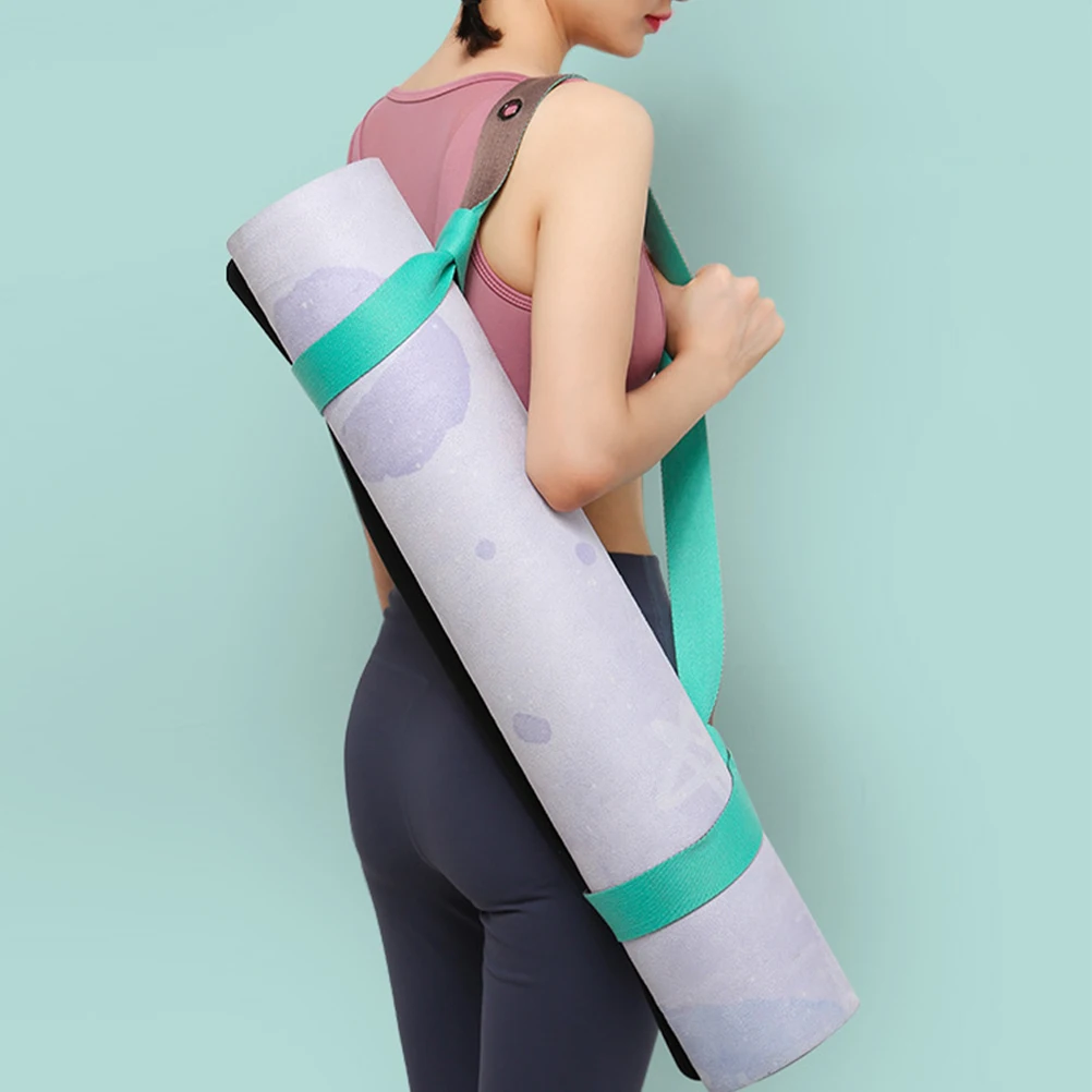 

Yoga Mat Strap Elastic Band Portable Multi-Function Workout Stretching Tensile Resistance Exercise Band for Hips Backs Arms Legs