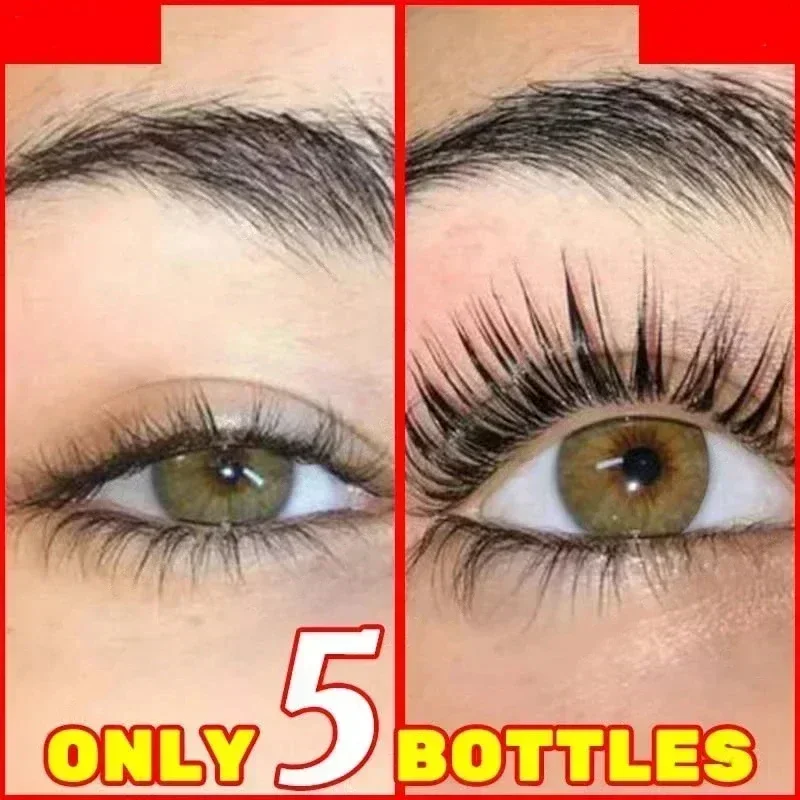 7 Tage Wimpern-Serum zur schnellen Wachstum, flüssig, natürliche Verbesserung, nährende Locken, dickere, verlängernde Wimpernpflege-Essenz