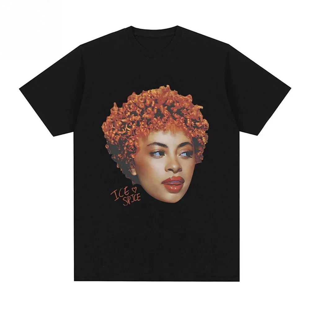 

Rapper Ice Spice Graphic T Shirt Men Women's Fashion Hip Hop Street Style T-shirt Summer Casua