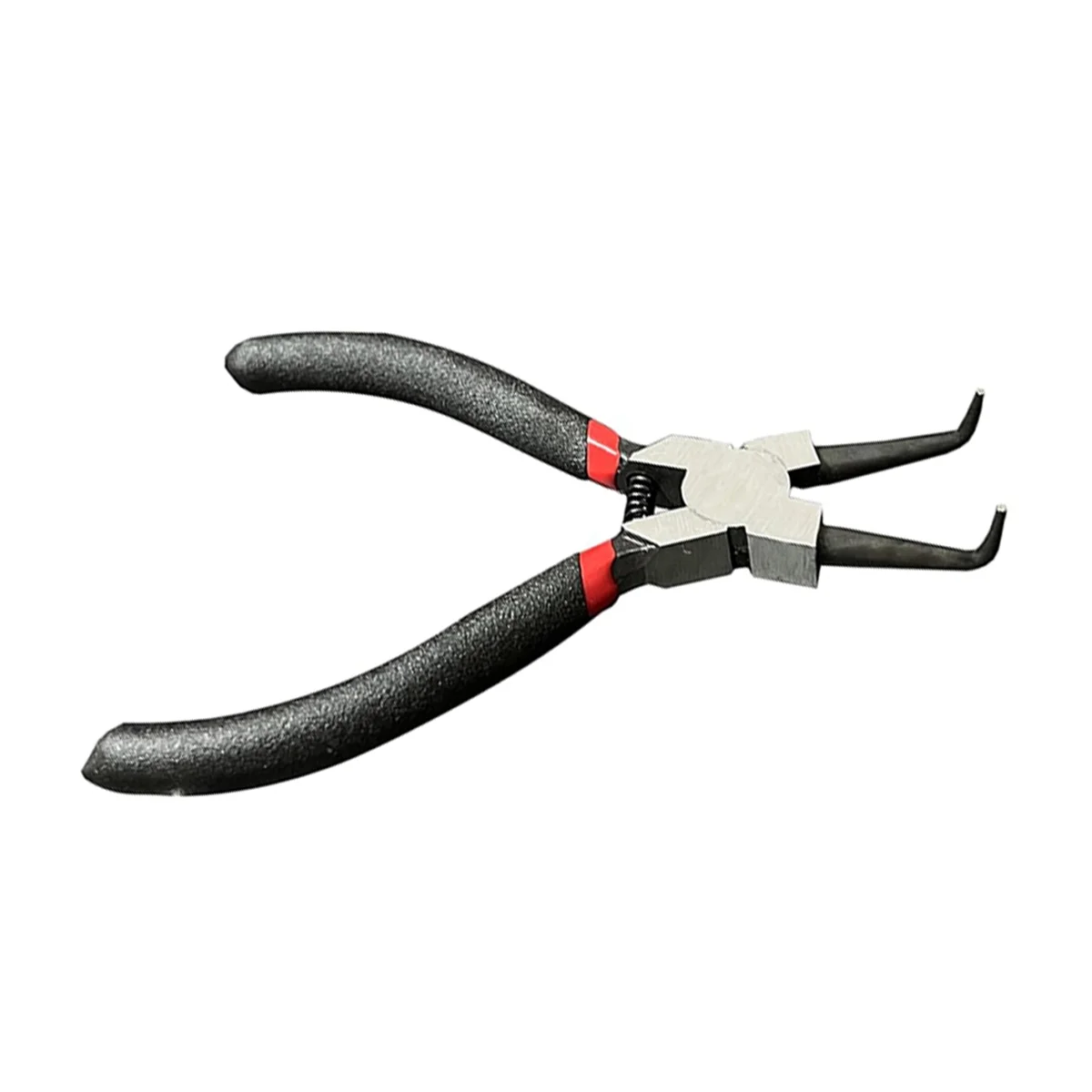 4 PCS Small Snap Ring Pliers Set Mini Internal & External Circlip Plier with Straight/Bent Jaw C Clip Pliers with Spring