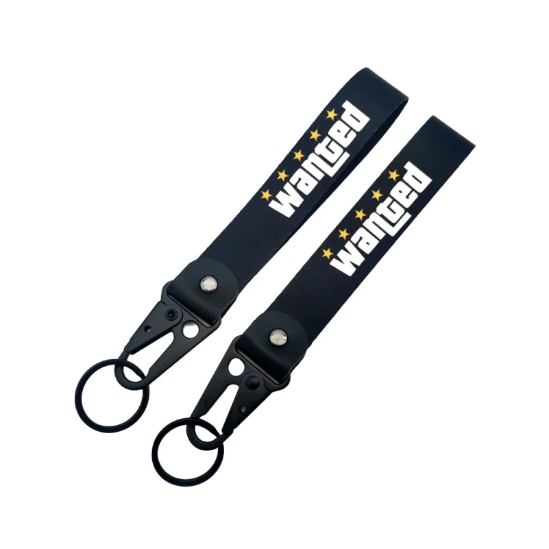 Llavero para coche, regalo de Hokkaido, llavero para auto y motocicleta, clip de resorte de acero, colgante para llaves, accesorios