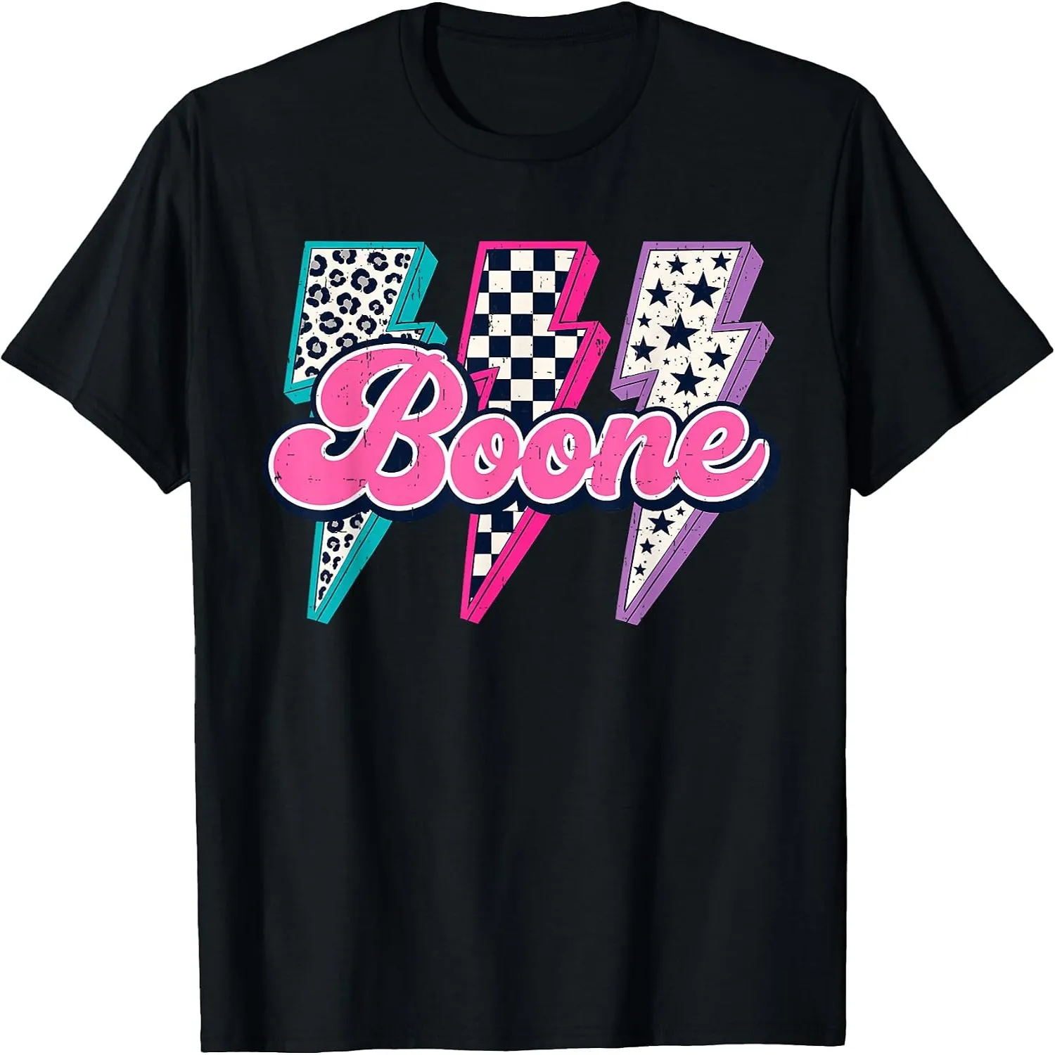 Retro Vintage Boone Vibes Summer Women Girl Kids T-Shirt