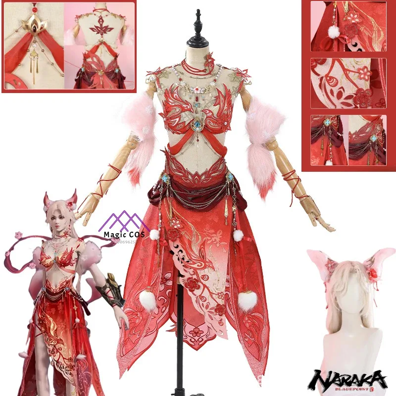 

Game Naraka: Bladepoint Yulinglong Cosplay Costume High Quality New Year's Anime Clothes Role Play Halloween Party Comic-Con 3D