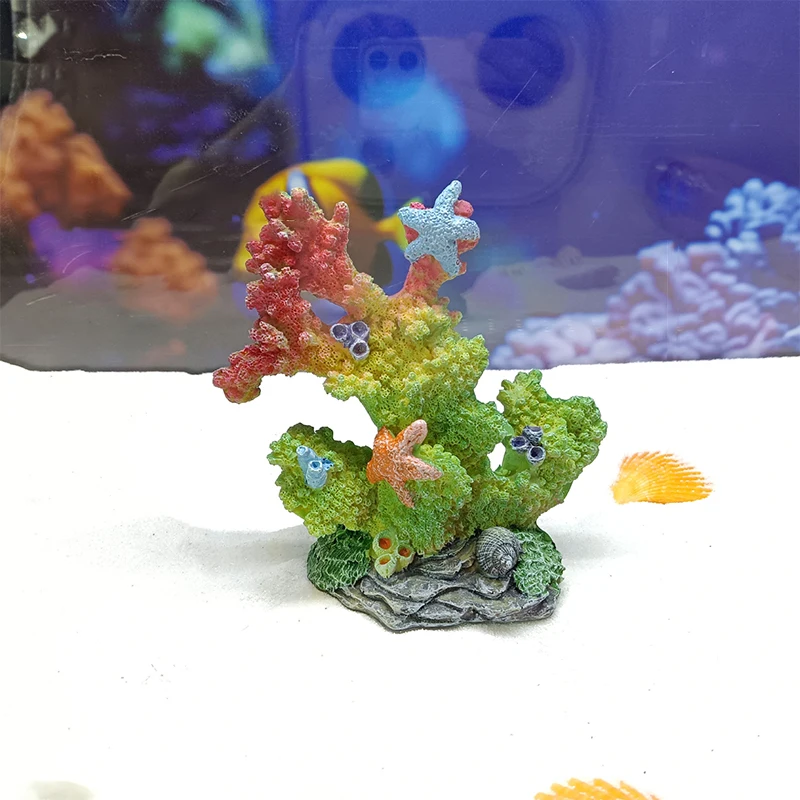 Fish Tank Aquarium Small Ornaments Colorful Simulation Coral Water Artificial Plants Aquarium Decorations Accessories Gifts