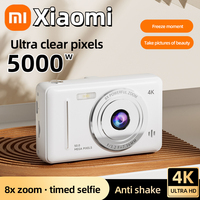 Xiaomi 4K Digital Camera Retro CCD Portable Card Camera Entry-level Camera Dual Camera Flash 50 Million Pixels Auto Focus Gift