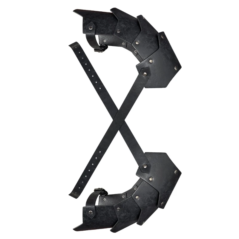 Armaduras ombro medievais Steampunk Armaduras peito Armas arnês ajustáveis