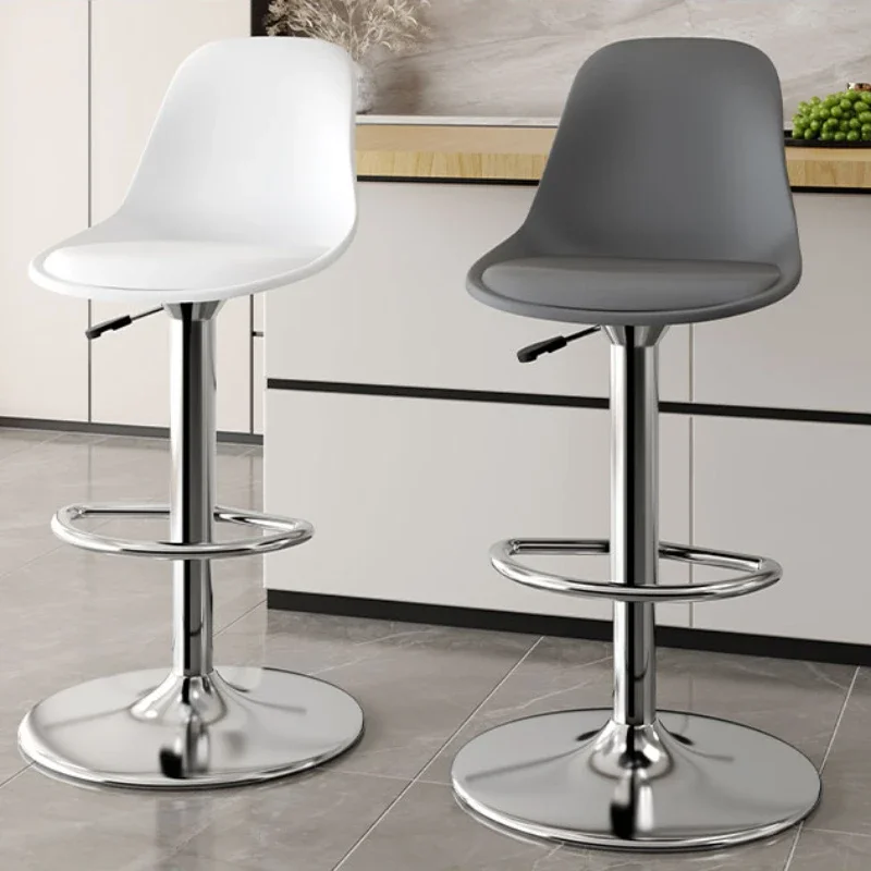 

Modern Barber Bar Chair Nordic Swivel Nordic High Design Chair Counter Reception Bancos De Bar Sandalye Stuhl Furniture