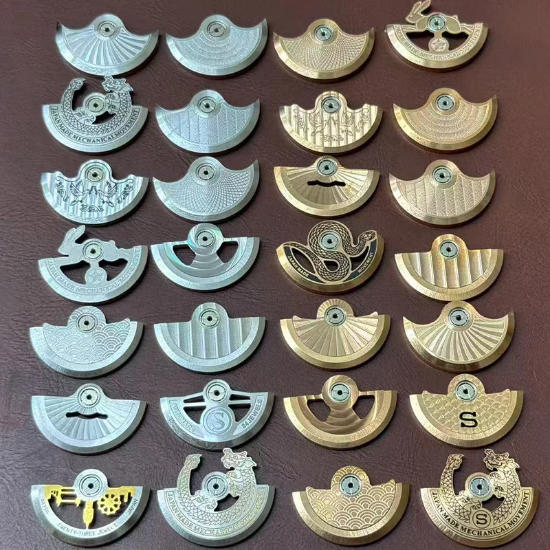 

Металлический ротор часового механизма NH35/NH36, автоматический ротор молотка для NH34 NH38 NH39 NH70 4R35 6R35 7S26, детали часов с ротором механизма