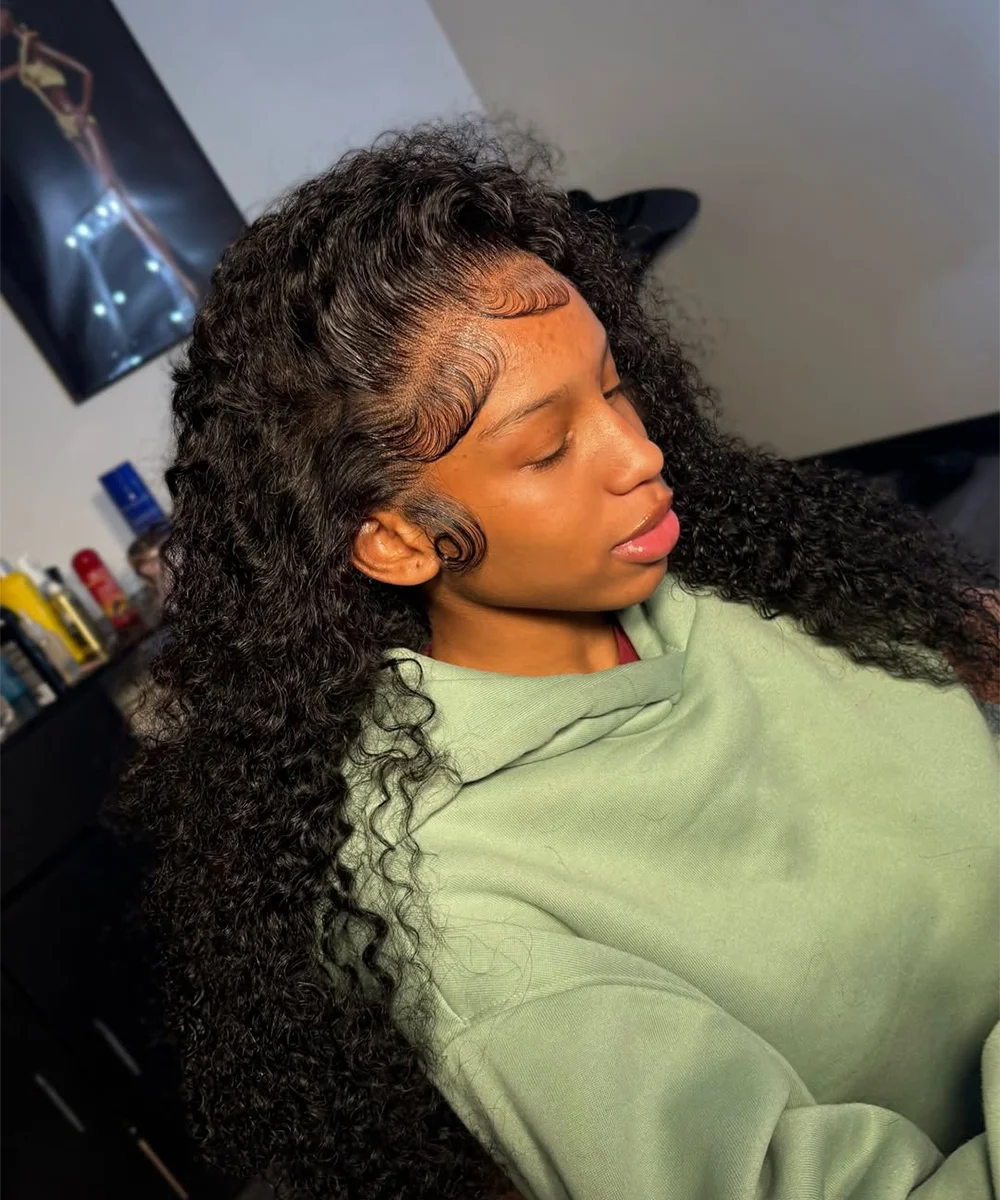 

Парик из натуральных волос 13x6 HD Lace Deep Wave Burmese Curly, волнистый, с эффектом мокрых волос, на распродаже для женщин