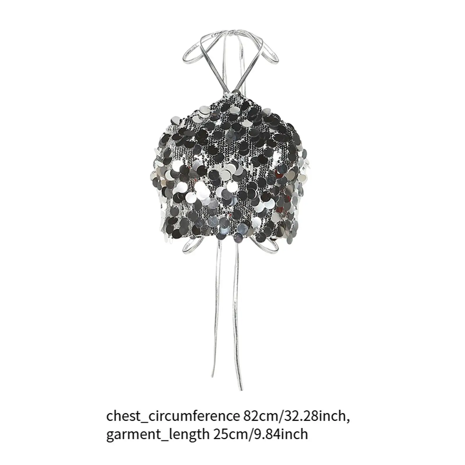 パーティー クラブ トップ レディース 多用途 スパンコール トップ レイブ ビーチ フェスティバル用