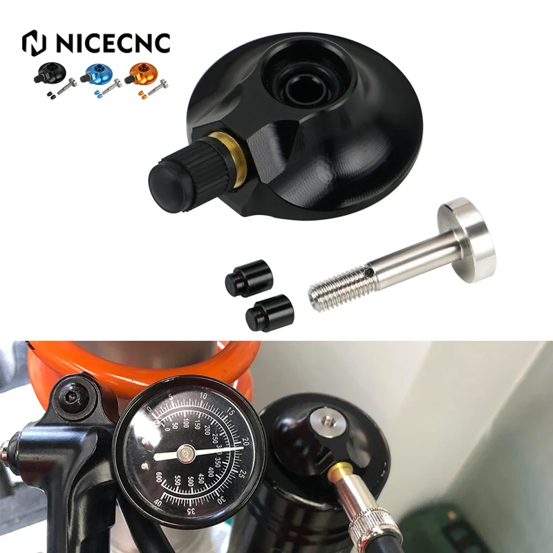 Válvula de Gas de suspensión trasera, accesorio para KTM EXC 300 EXC 250 SX 125 SXF 450 EXCF 350 XC XCF XCW XCF-W Husqvarna TE 300 FE 450, 58mm 64mm